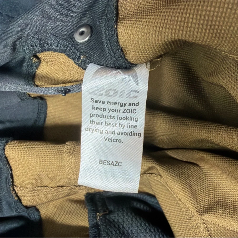 Zoic Men’s Ether Shorts Tan Brown Black Small‎